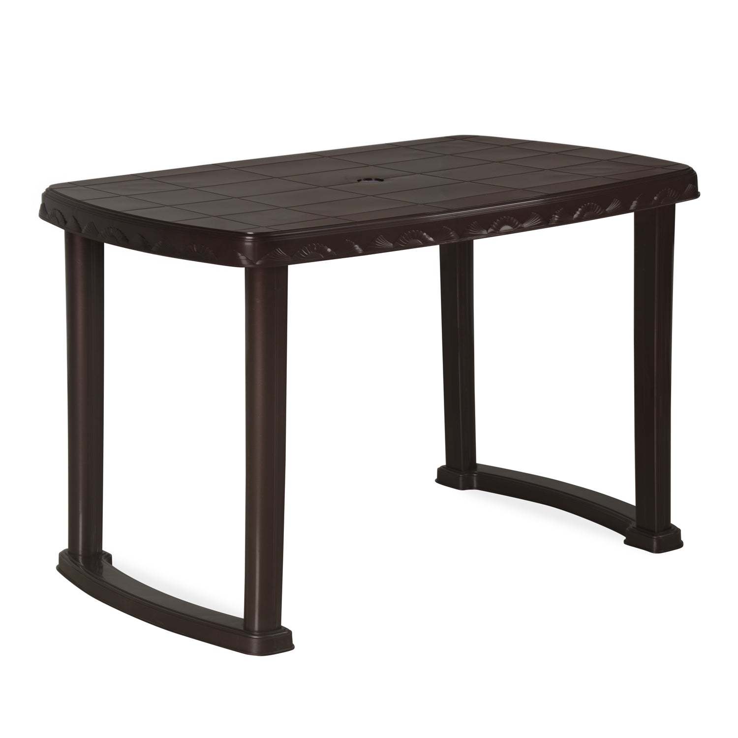 Nilkamal Shahenshah Dining Table (Weather Brown)