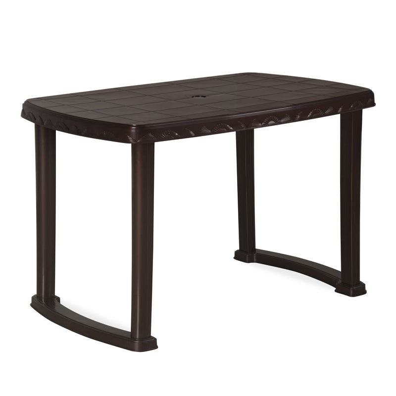 Nilkamal Shahenshah Dining Table (Weather Brown)