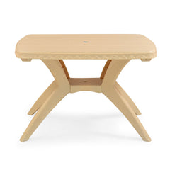 Nilkamal Shahenshah Kross legged Table (Marble Beige)