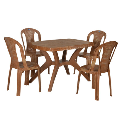 Nilkamal Shahenshah Kross 4 Seater Dining Set
