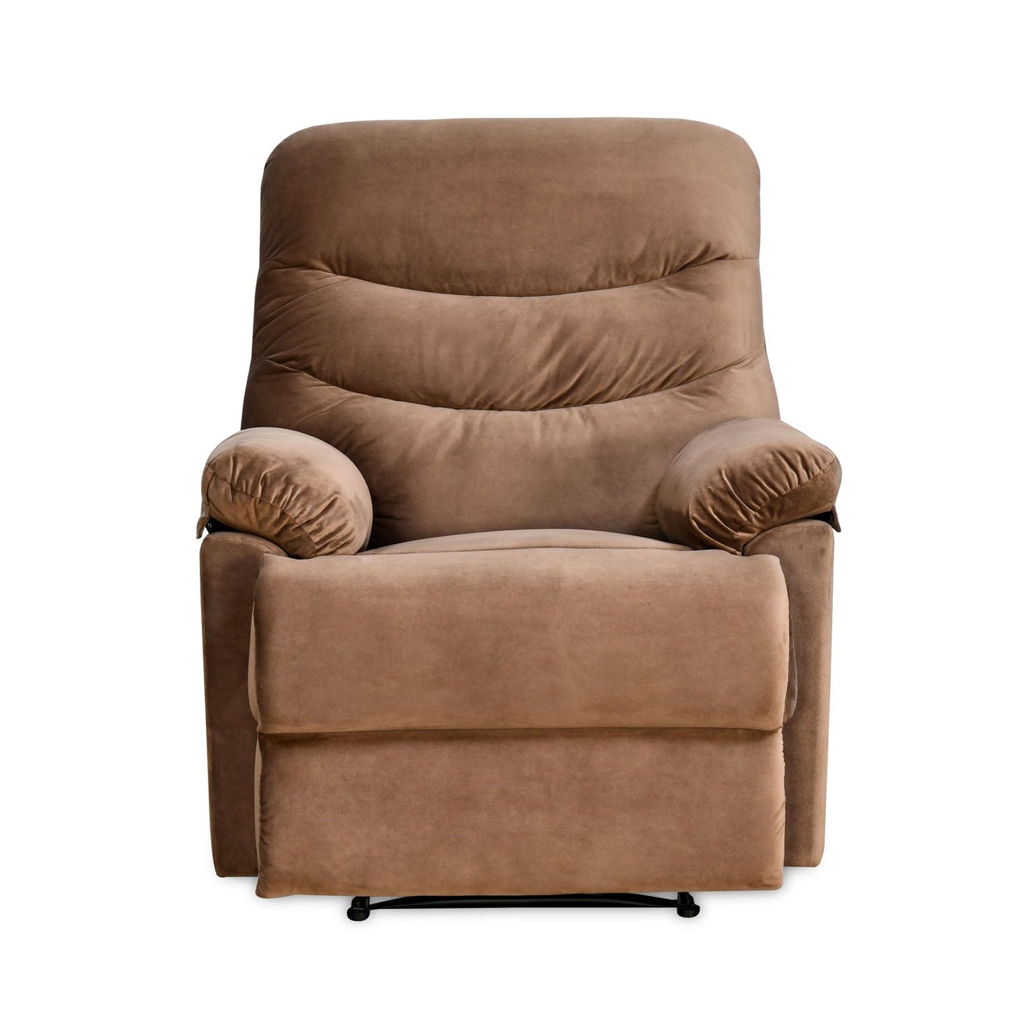 Nilkamal Skelton 1 Seater Manual Recliner Sofa (Brown)