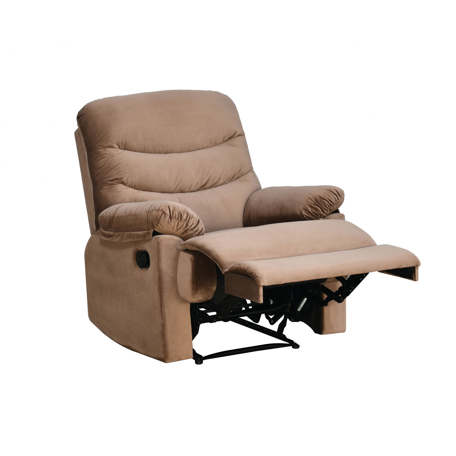 Nilkamal Skelton 1 Seater Manual Recliner Sofa (Brown)