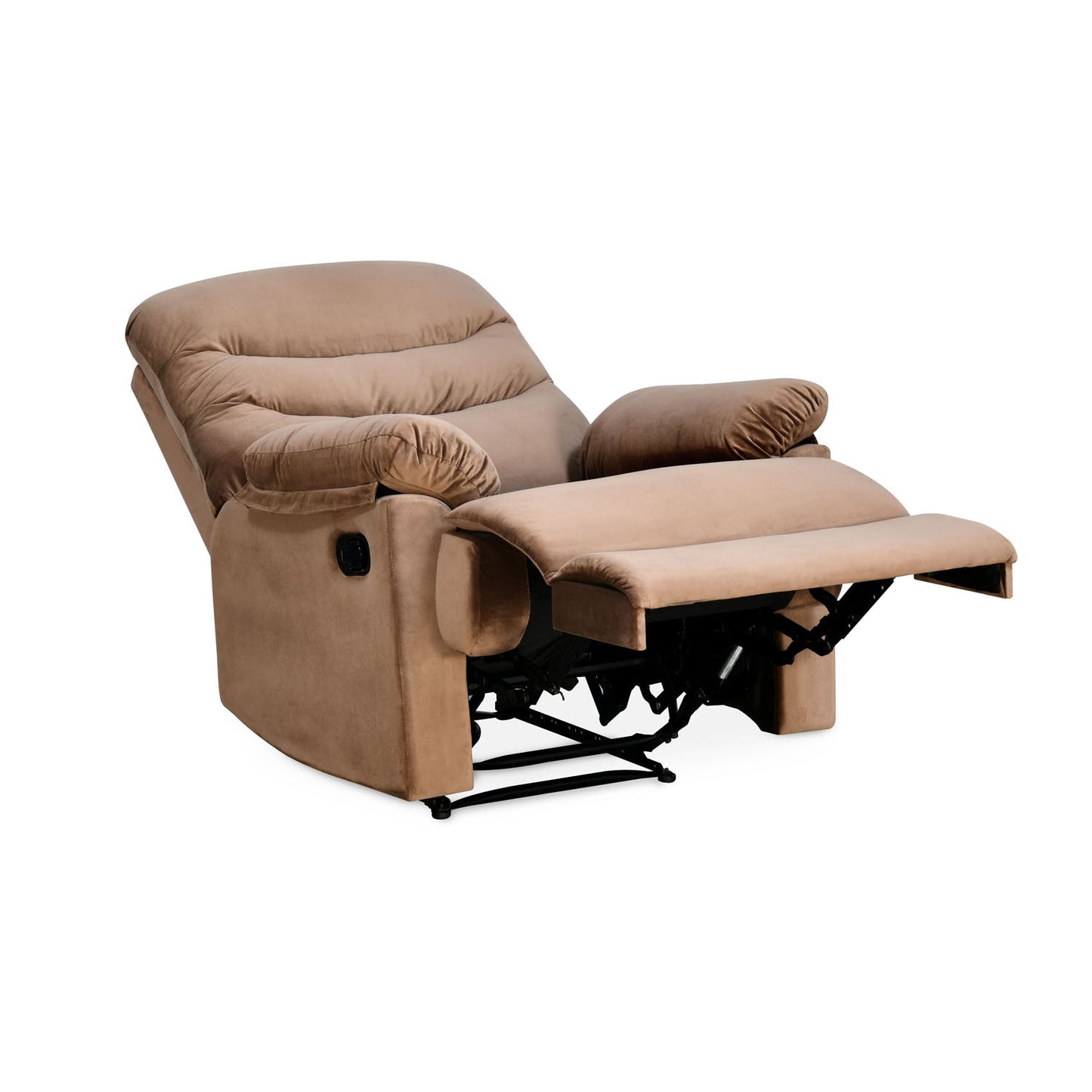Nilkamal Skelton 1 Seater Manual Recliner Sofa (Brown)
