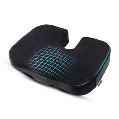 AGARO Coccyx Seat Cushion Orthopedic Memory Foam Coccyx Seat Cushion for Tailbone, Sciatica, Lower Back Pain Relief-Ergo