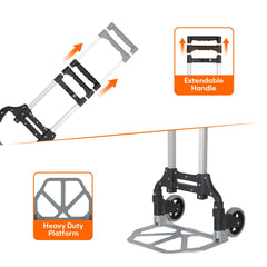 Corvids 75 Kg Portable Aluminium Hand Truck-2