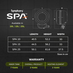 SPA Hair Fall Control Storage Geyser | AI Powered