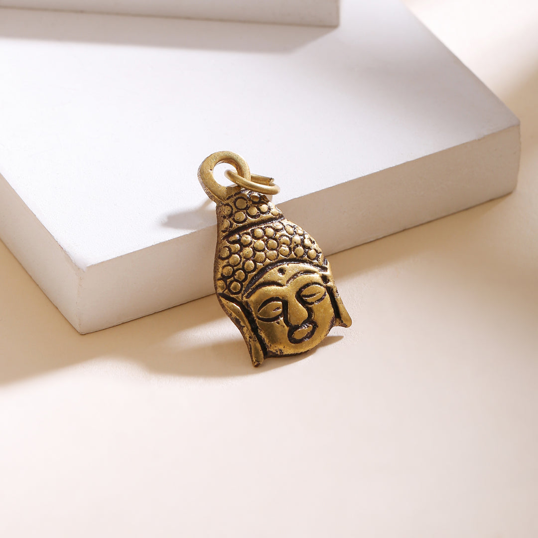 Brass Gautam Buddha Pendant With Box