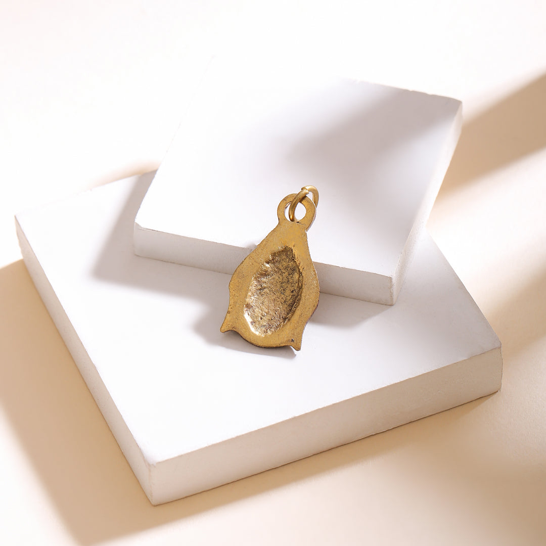 Brass Gautam Buddha Pendant With Box