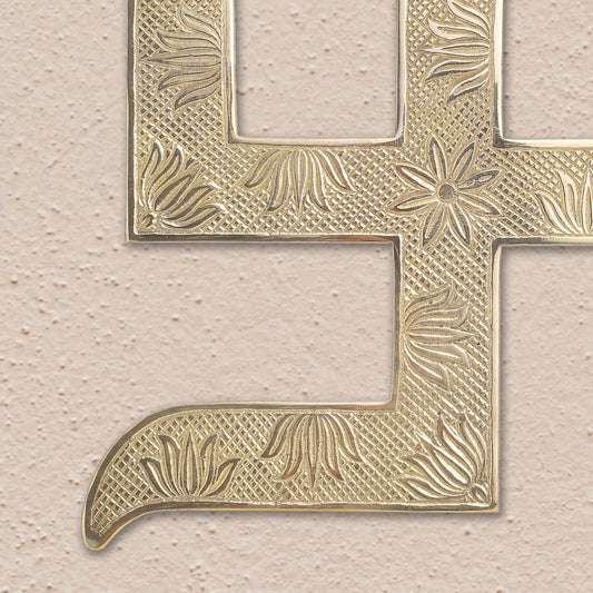Brass Swastik Wall Hanging