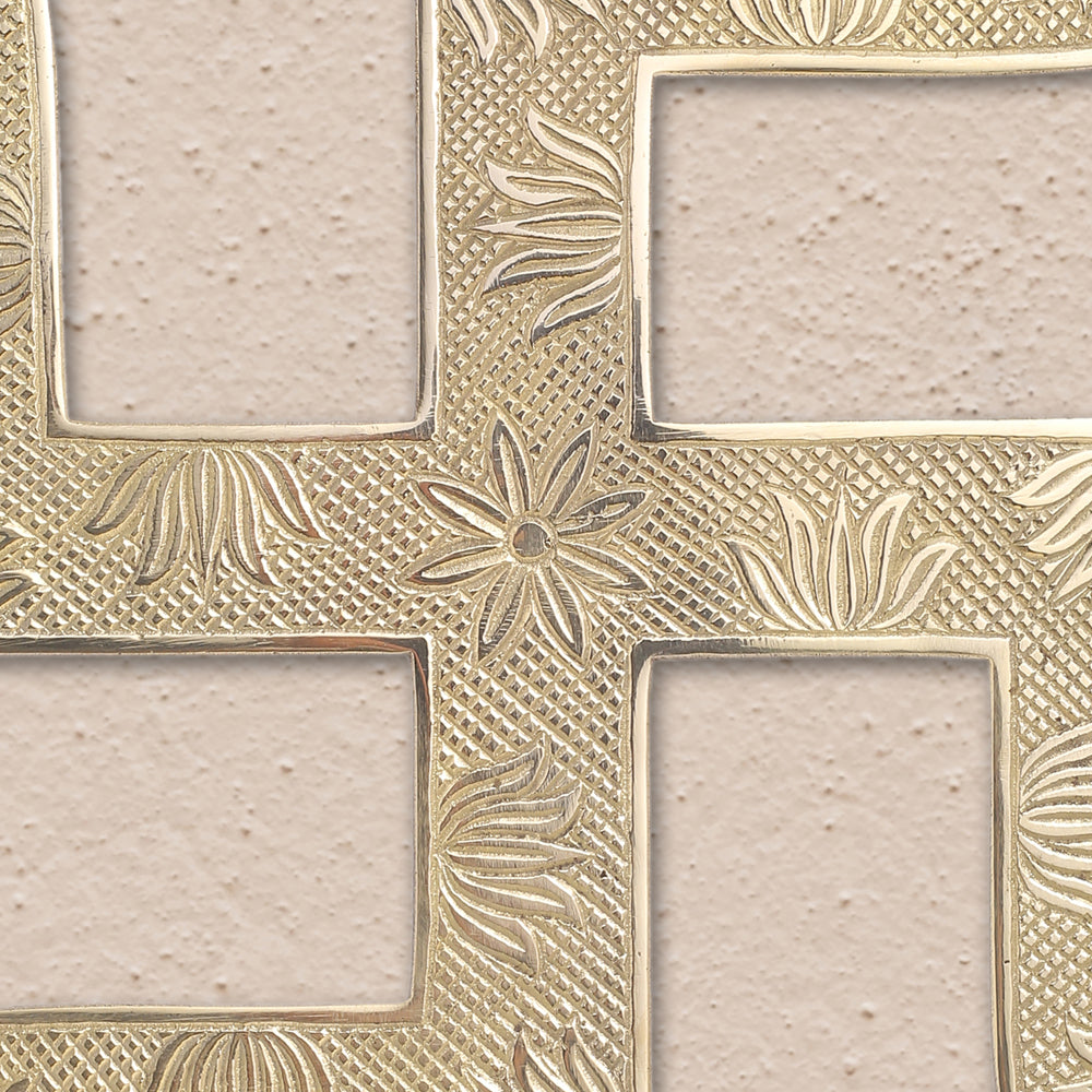 Brass Swastik Wall Hanging