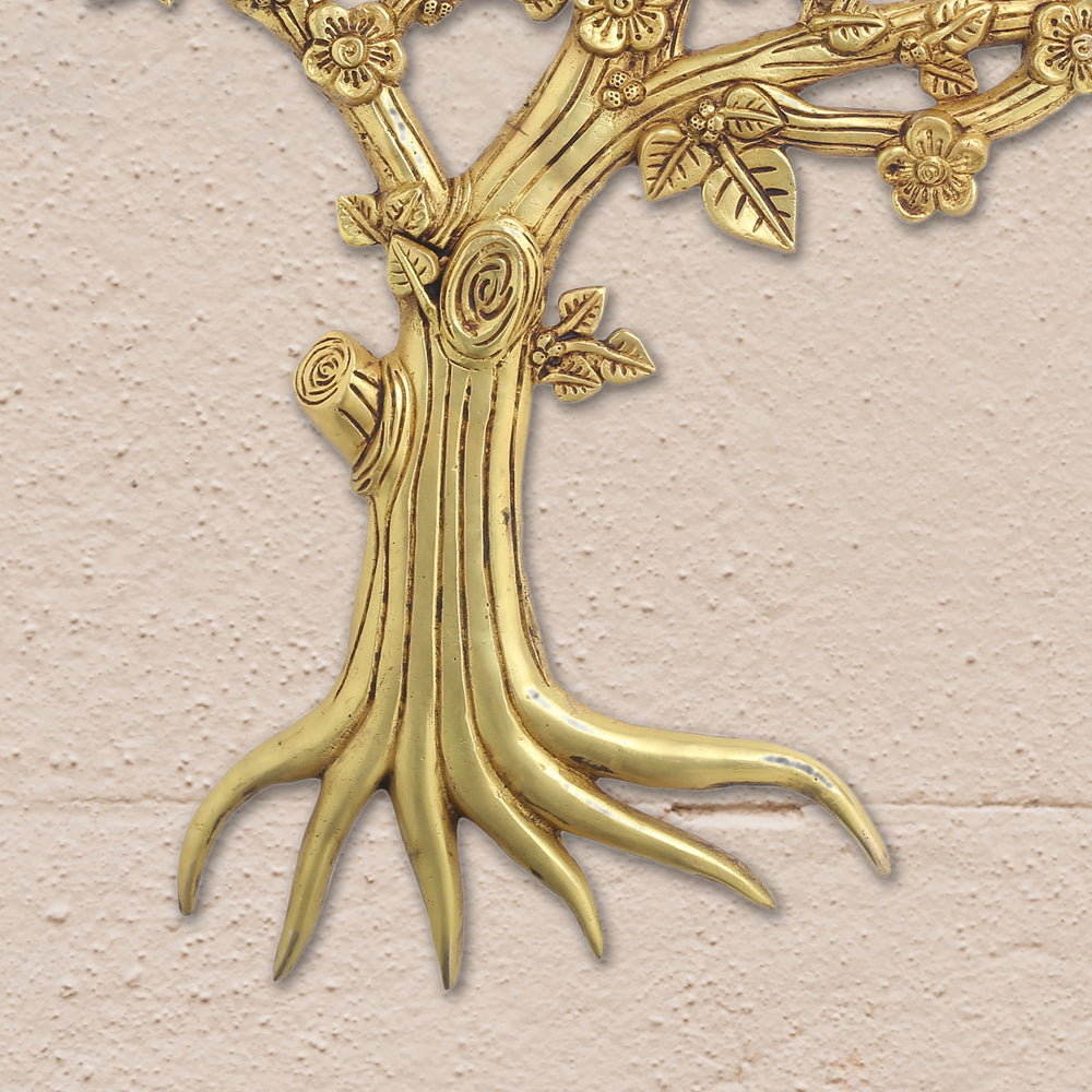 Brass Kalpvriksha Wall Hanging (19 Inch)