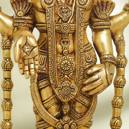 Brass Tirupati Balaji/Venkateshwar Idol (23 Inch)