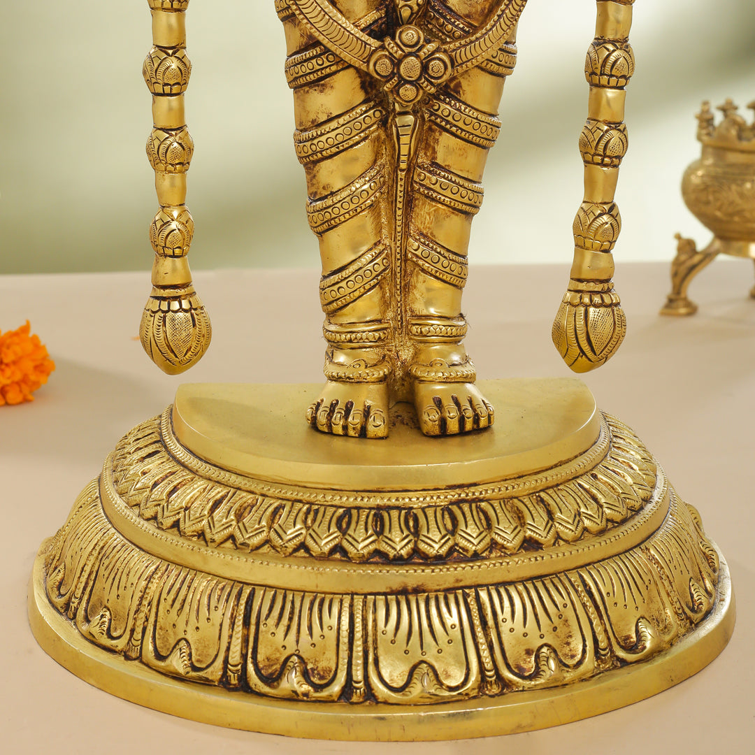 Brass Tirupati Balaji/Venkateshwar Idol (23 Inch)