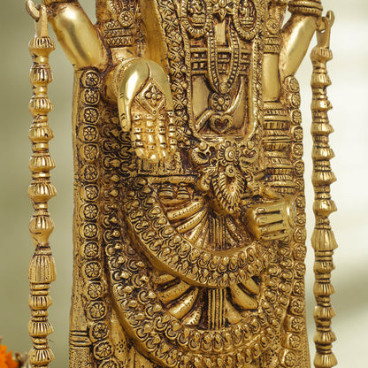 Brass Tirupati Balaji/Venkateshwar Idol (25 Inch)