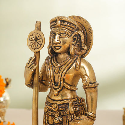 Brass Superfine Udupi Krishna Idol (9 Inch)