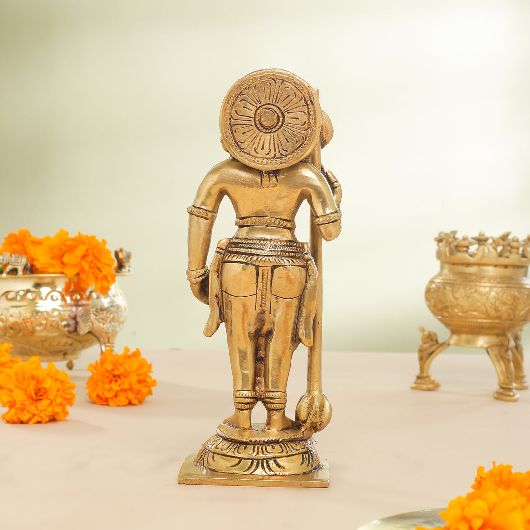 Brass Superfine Udupi Krishna Idol (9 Inch)