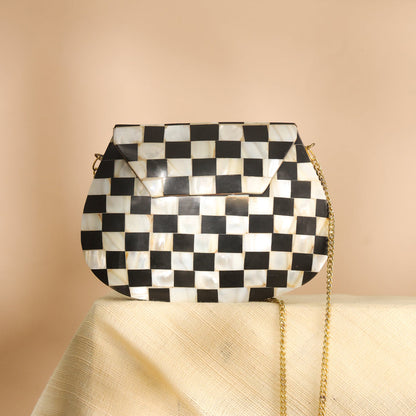 Handcrafted Mosaic Metal Sling Bag