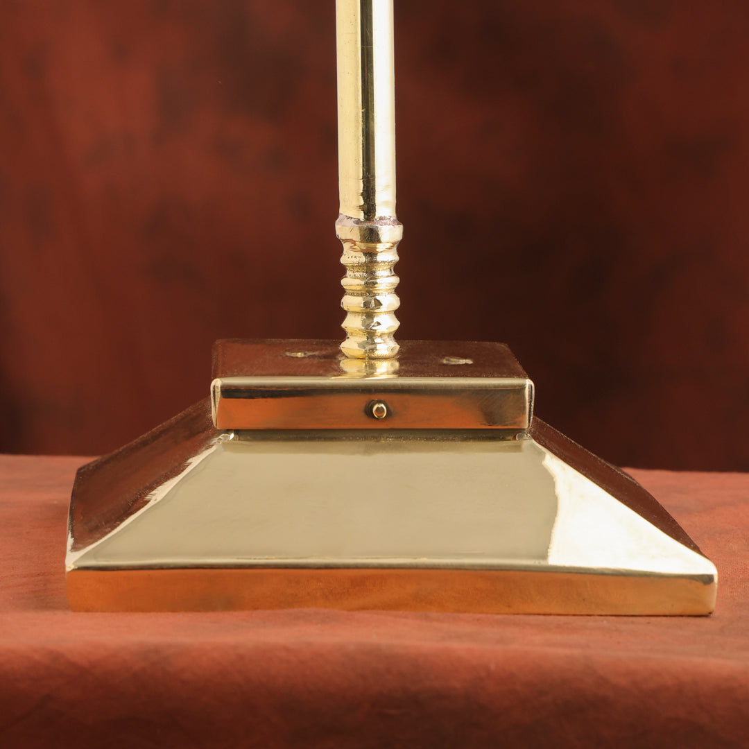 Handcrafted Brass Trishul with Damru & Bells