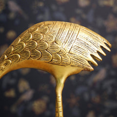 Brass Decorative Sarus Crane Set