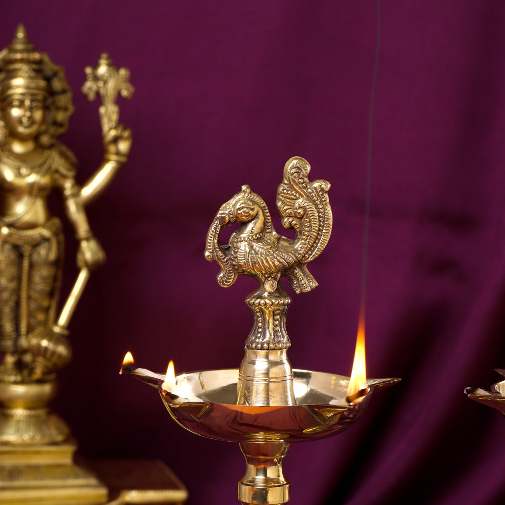 Brass Daana Kaashi Samai Pair