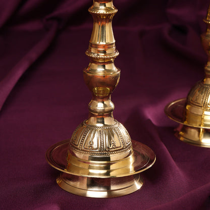 Brass Daana Kaashi Samai Pair