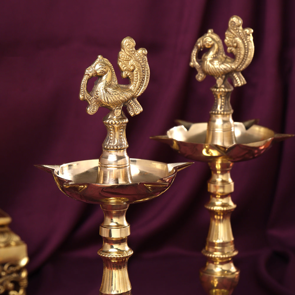 Brass Daana Kaashi Samai Pair