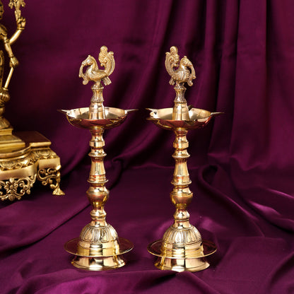 Brass Daana Kaashi Samai Pair