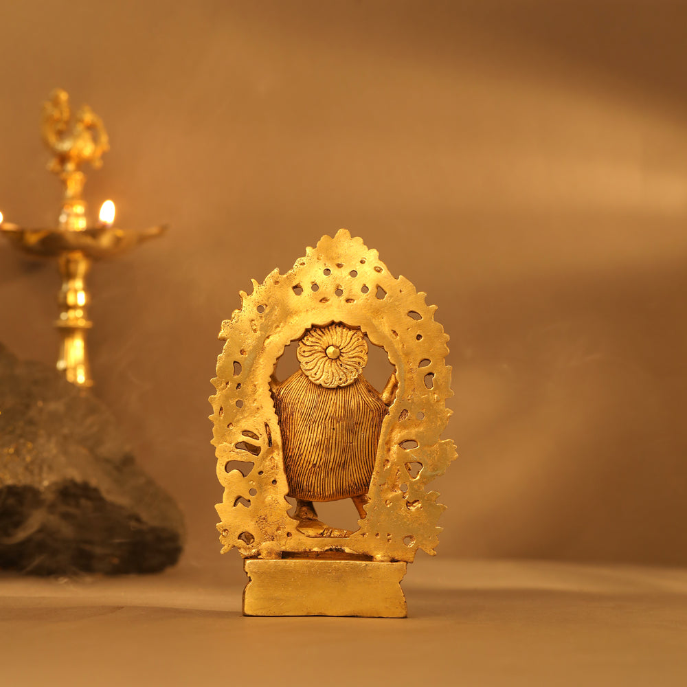 Brass Superfine Goddess Kali Idol (8 Inch)