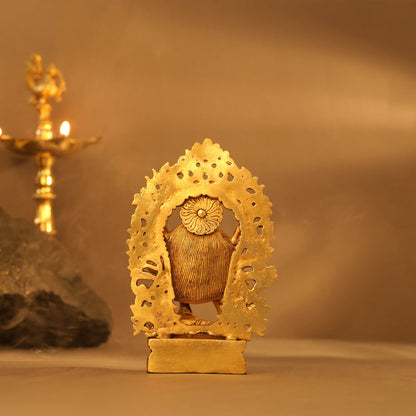 Brass Superfine Goddess Kali Idol (8 Inch)