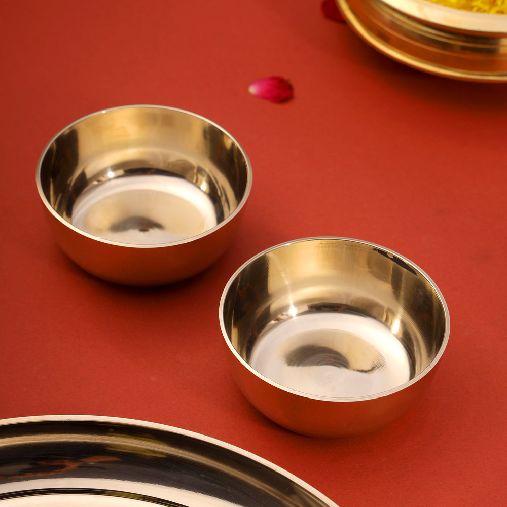 Kansa Thali/Dinner Set (1.6 Kg)