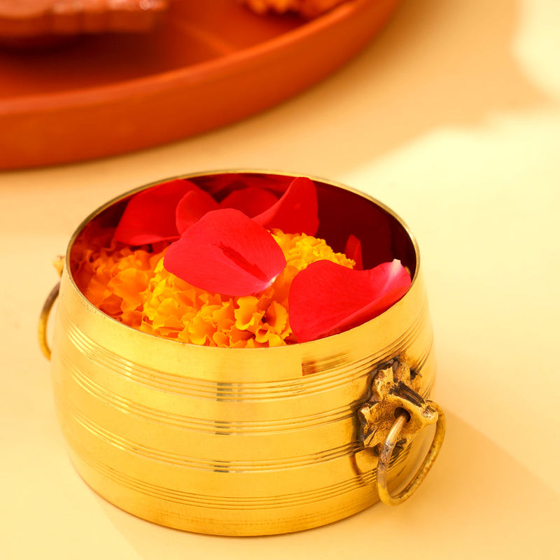 Brass Kerala Rice Vessel