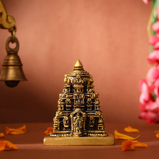 Brass Balaji Temple Model (3 Inch)