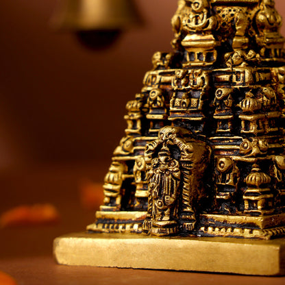 Brass Balaji Temple Model (3 Inch)