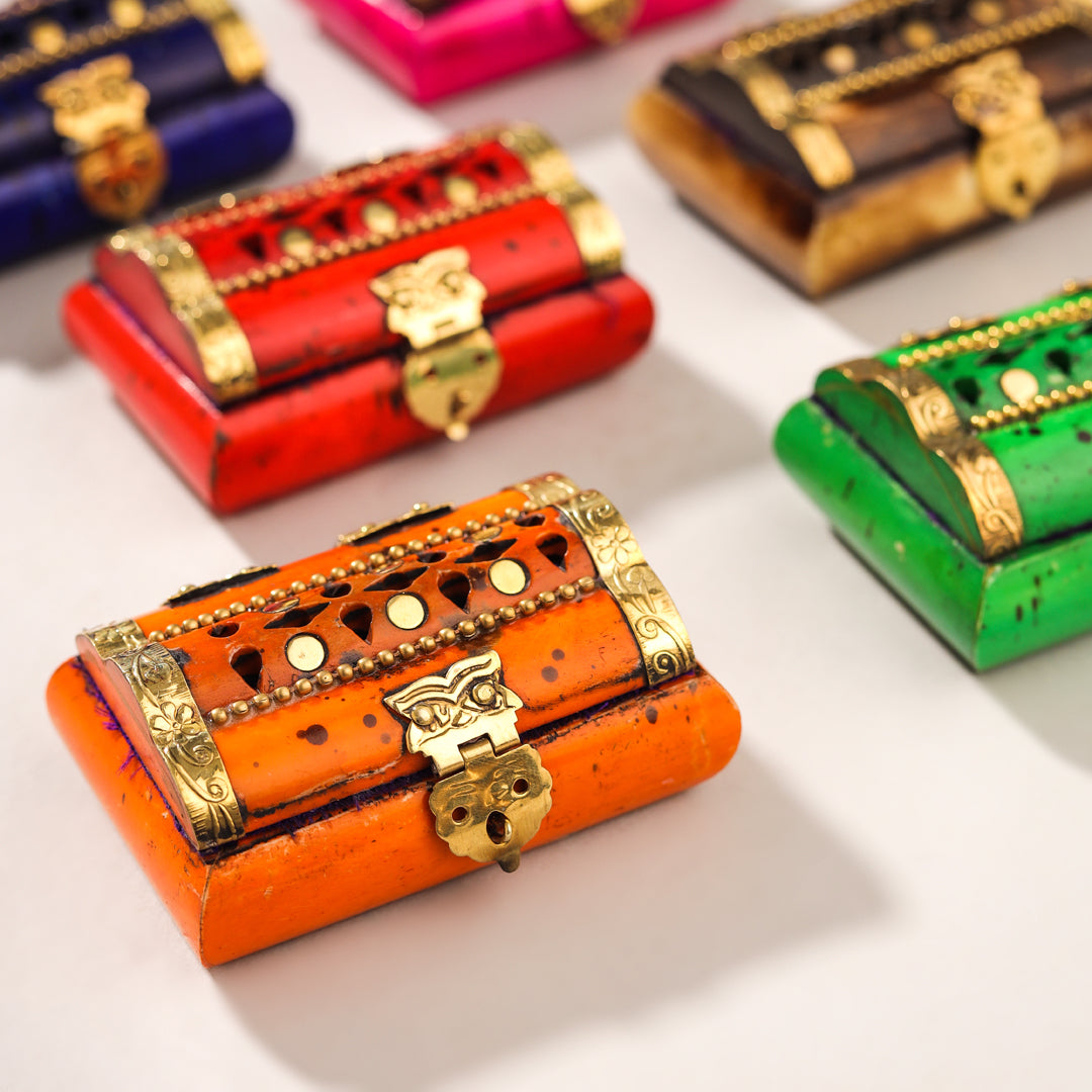 Polka Dots Mini Jewellery Box