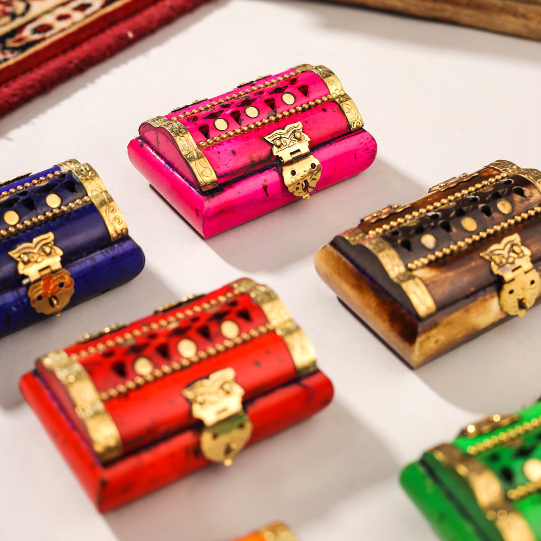 Polka Dots Mini Jewellery Box