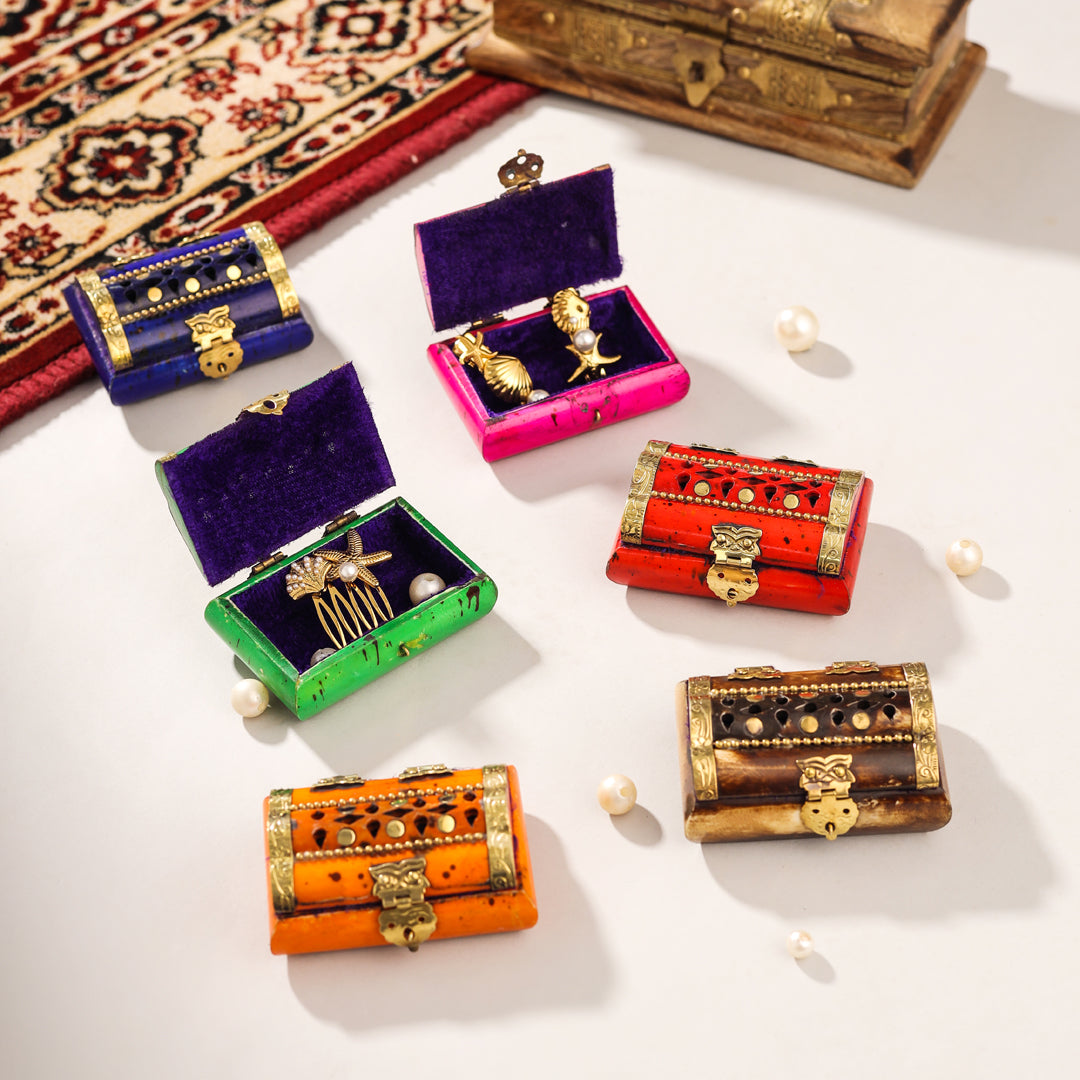 Polka Dots Mini Jewellery Box