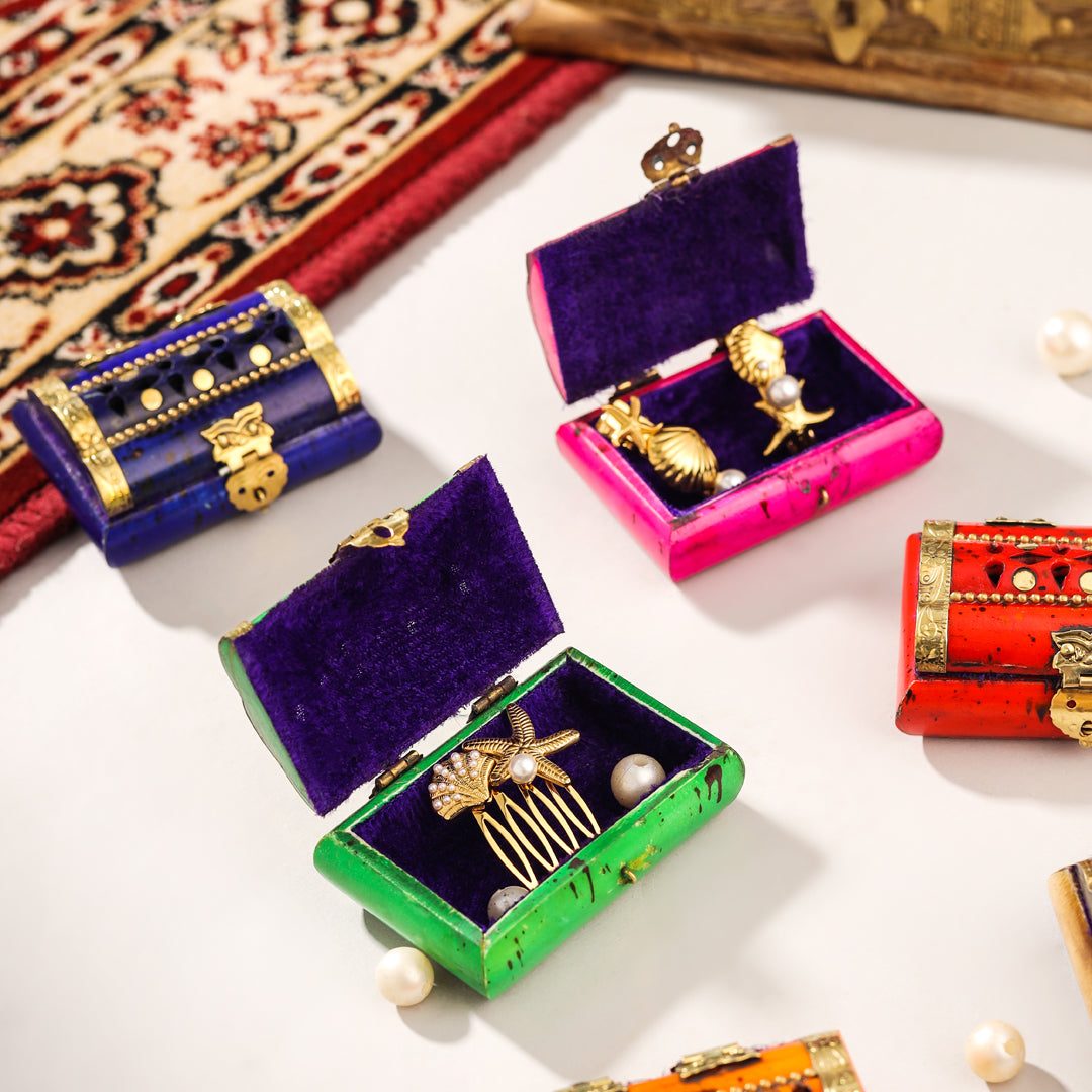 Polka Dots Mini Jewellery Box