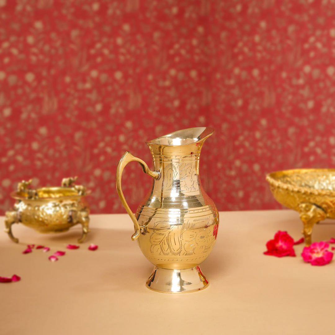 Brass Water Jug (8.5 Inch)