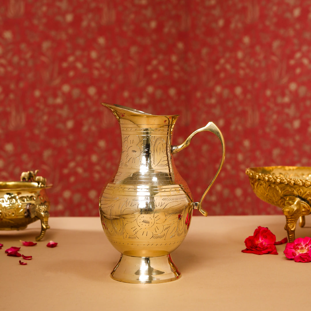 Brass Water Jug (8.5 Inch)