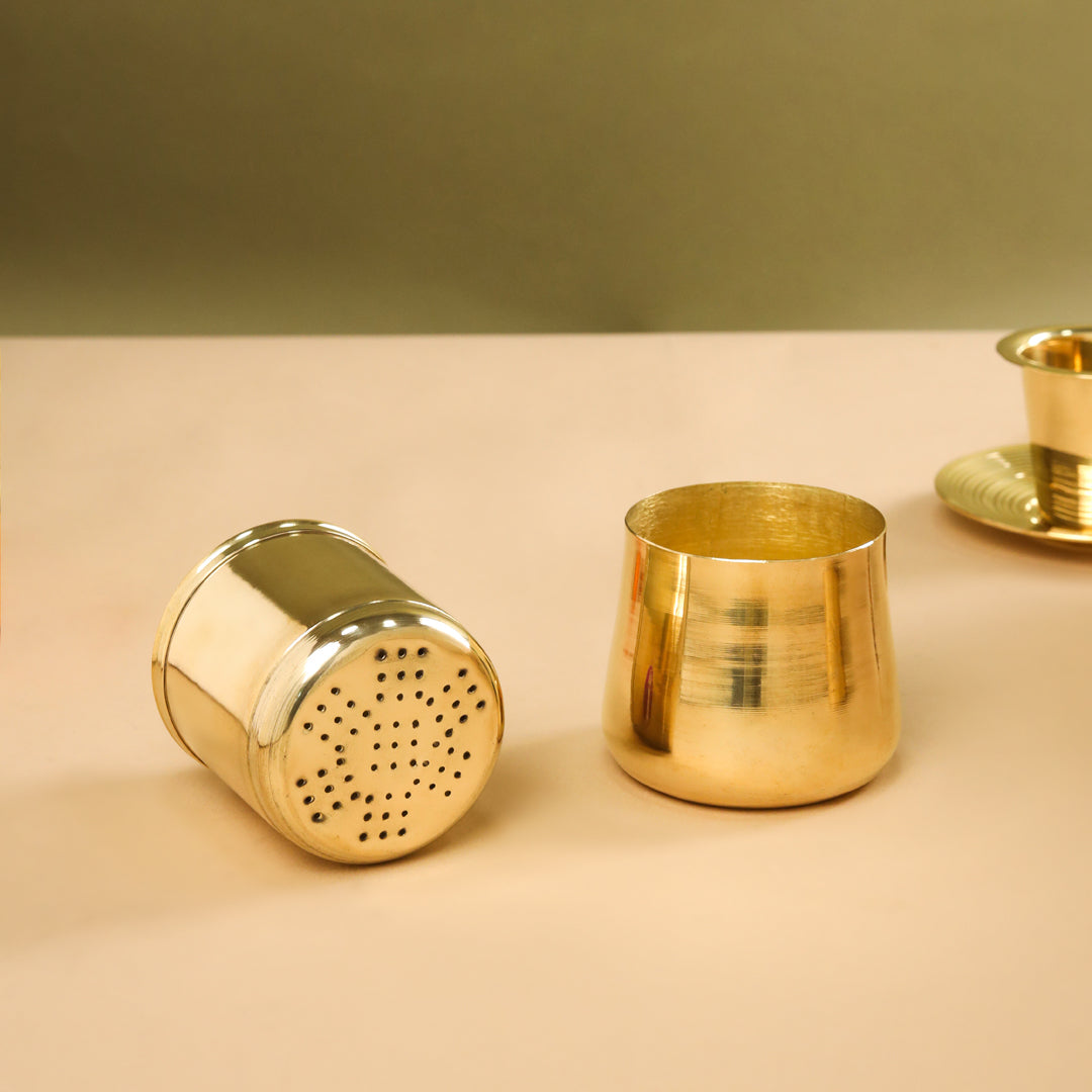 Brass Coffee Filter Machine (6.2 Inch)