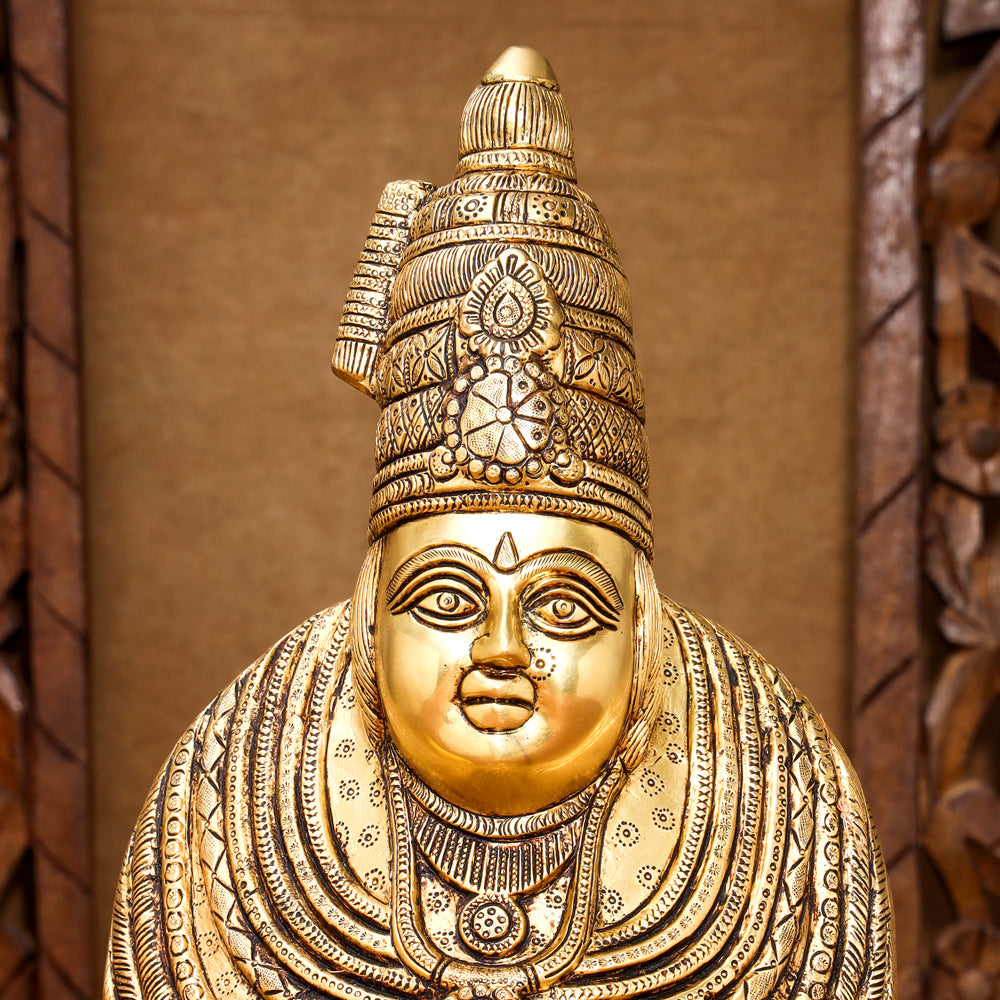 Brass Tulja Bhavani Idol (15.5 Inch)