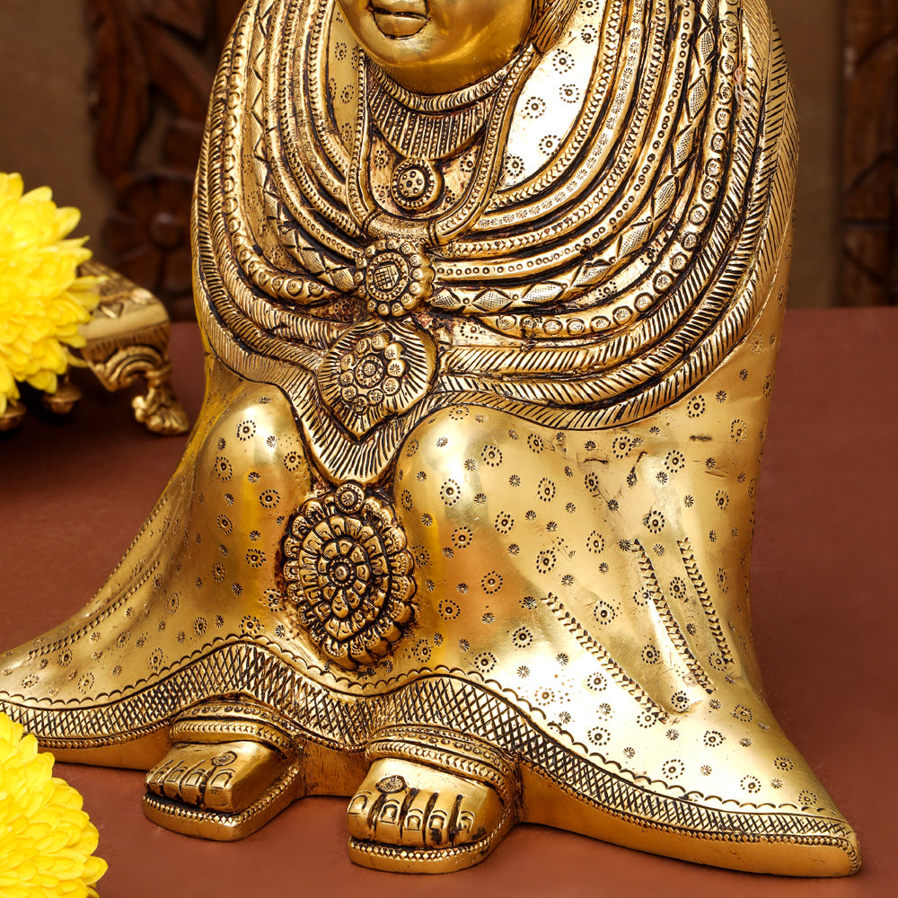 Brass Tulja Bhavani Idol (15.5 Inch)