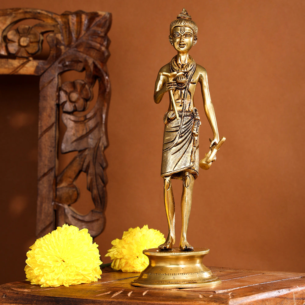 Brass Neelkanth Swami Narayan Idol (12 Inch)