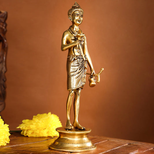 Brass Neelkanth Swami Narayan Idol (12 Inch)