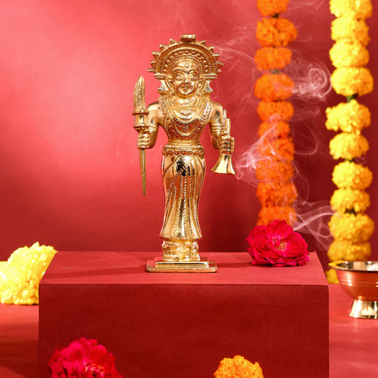 Brass Raksha Devi Idol (7.5 Inch)