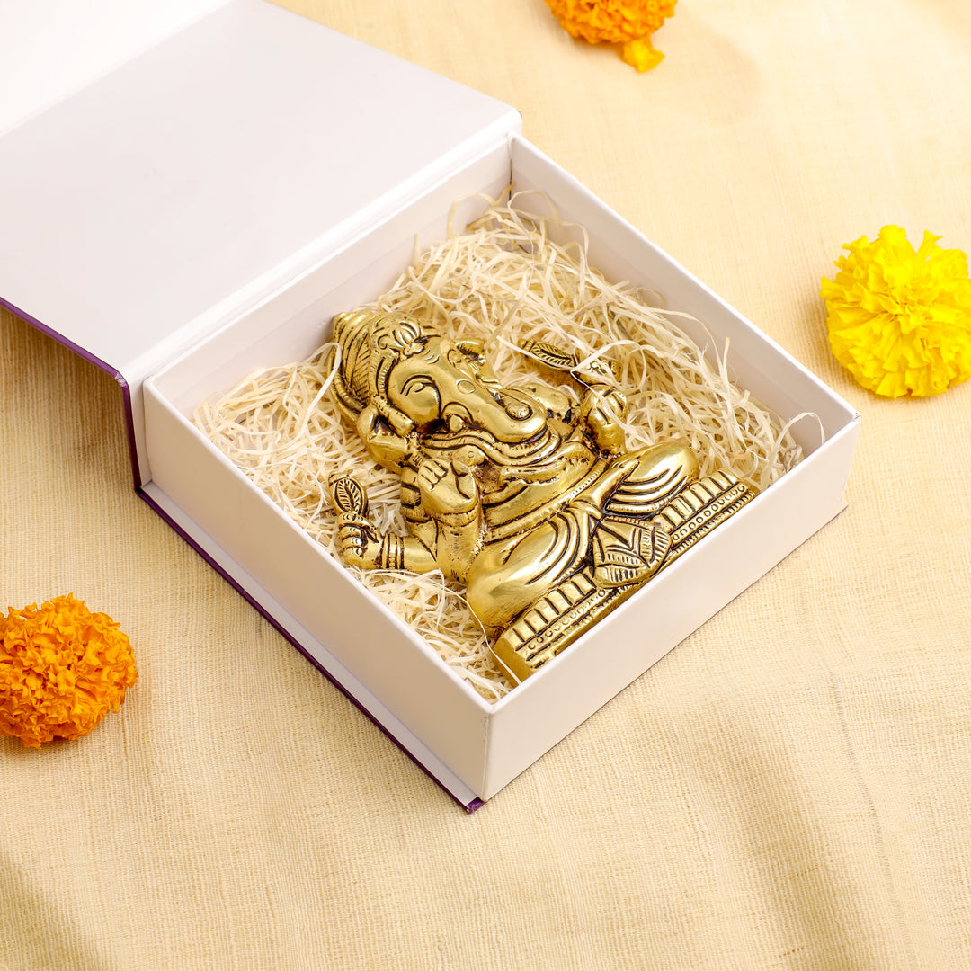 Brass Ganesha Wall Hanging Festive Gift Hamper