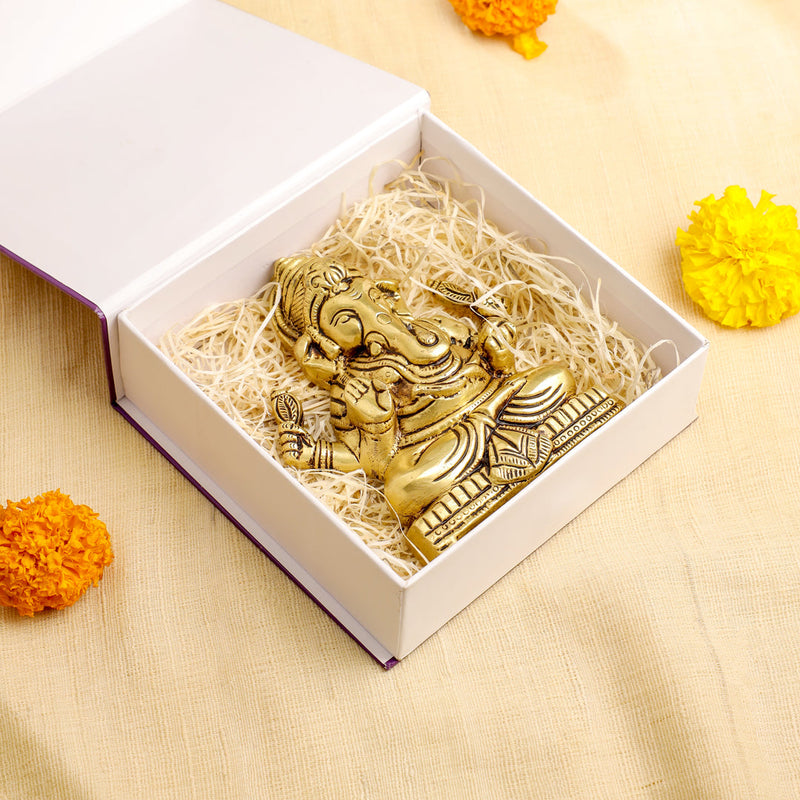 Brass Ganesha Wall Hanging Festive Gift Hamper
