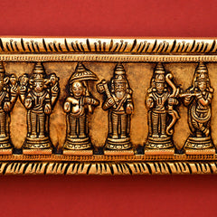 Brass Dashavatara / Vishnu Avatar Wall Hanging (4 Inch)