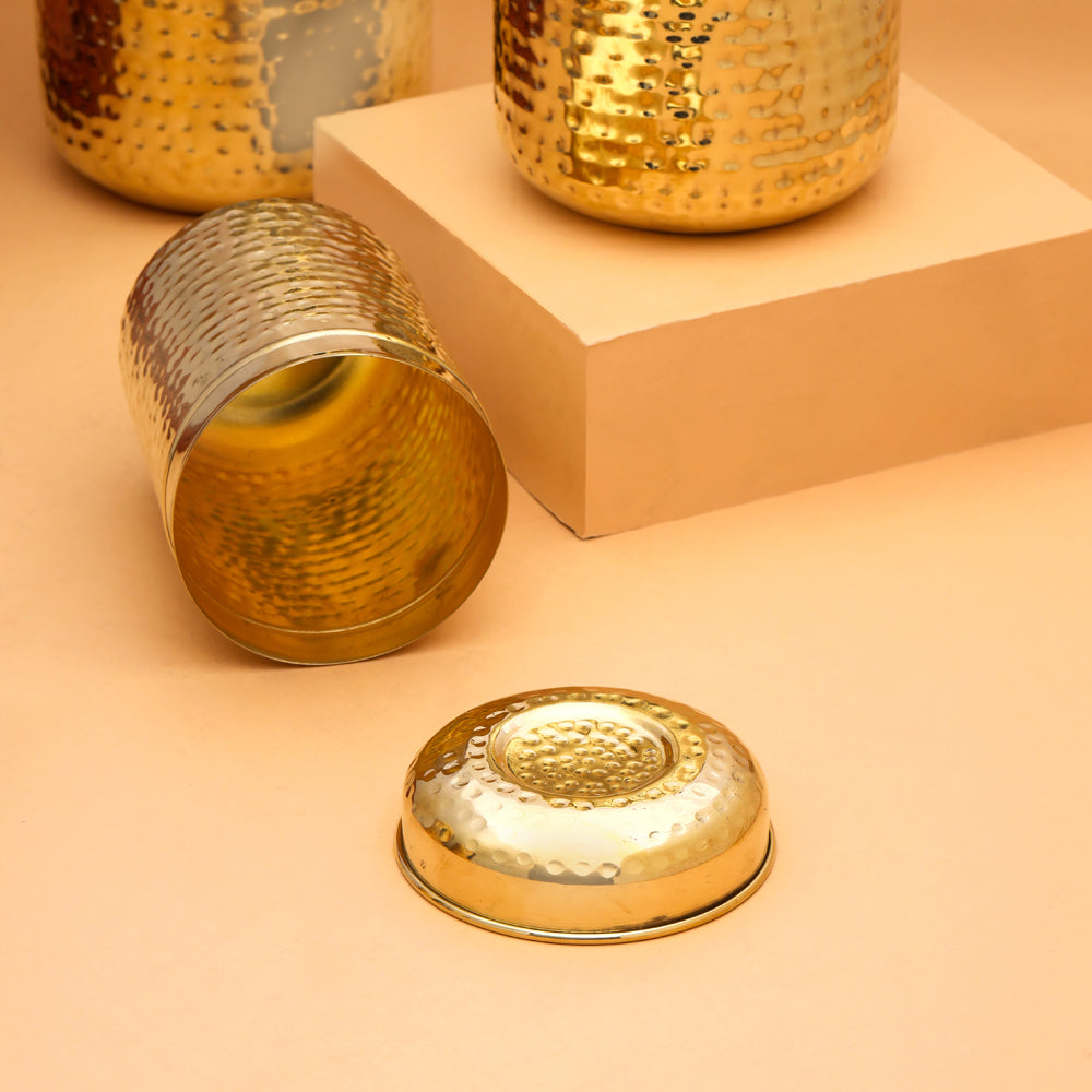 Brass Container With Lid