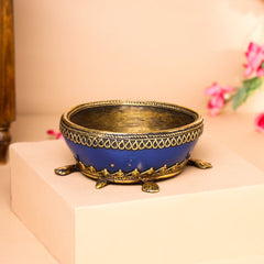 Brass Dhokra Tortoise Bowl